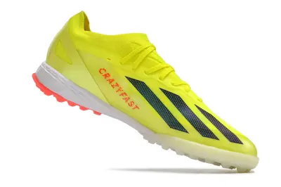 Adidas X Crazyfast.1 TF - Yellow/Electric Green/Neon Pink