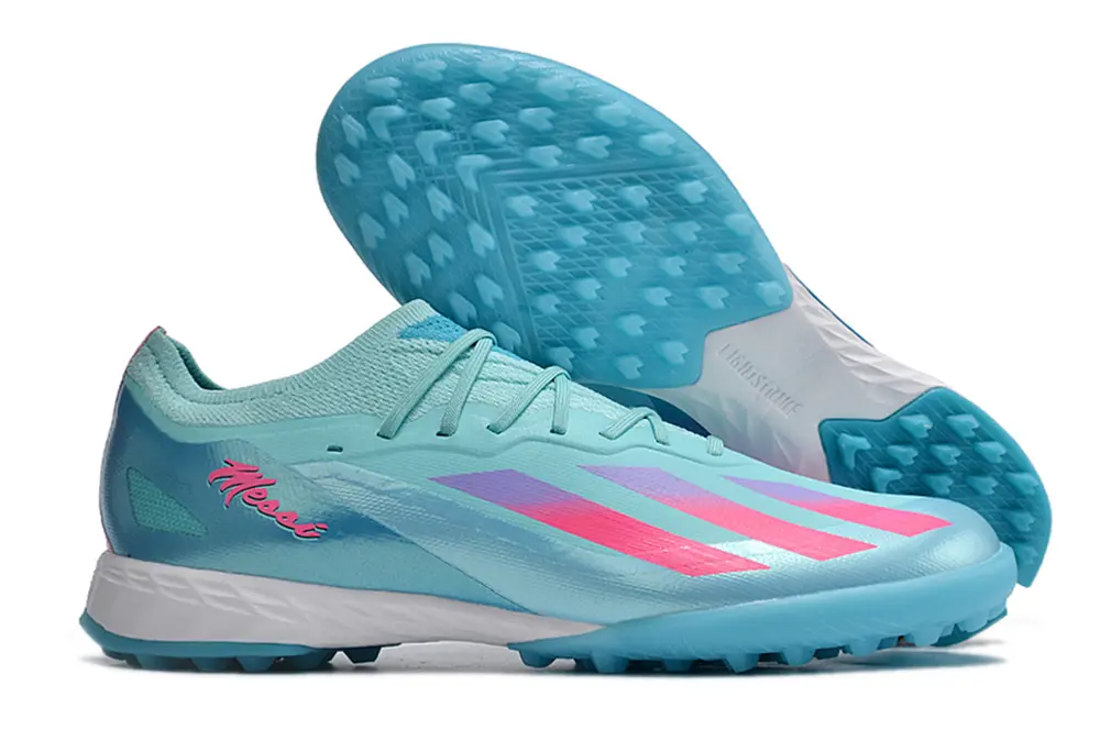 Adidas X Crazyfast.1 TF - Aqua/Coral Pink/Light Blue