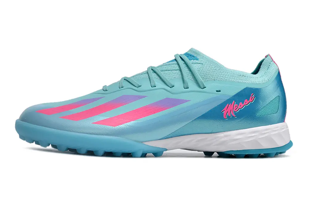 Adidas X Crazyfast.1 TF - Aqua/Coral Pink/Light Blue