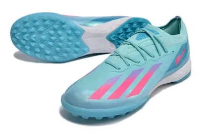 Adidas X Crazyfast.1 TF - Aqua/Coral Pink/Light Blue
