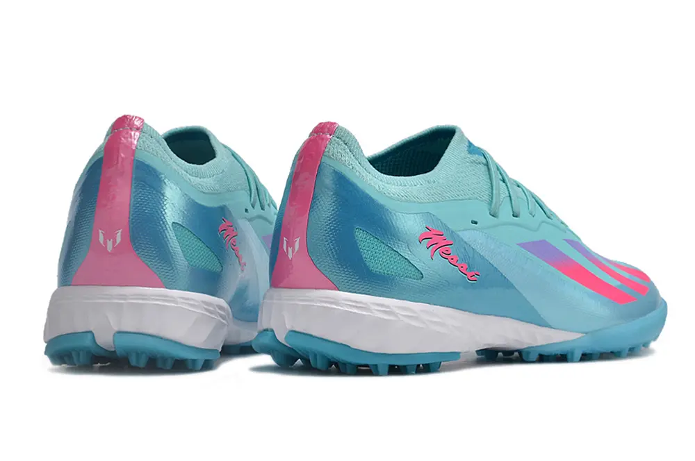 Adidas X Crazyfast.1 TF - Aqua/Coral Pink/Light Blue