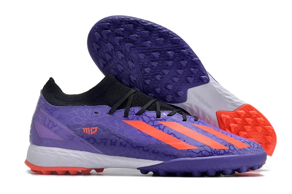 Salah x Adidas X Crazyfast.1 TF - Purple/Vibrant Purple/Intense Orange