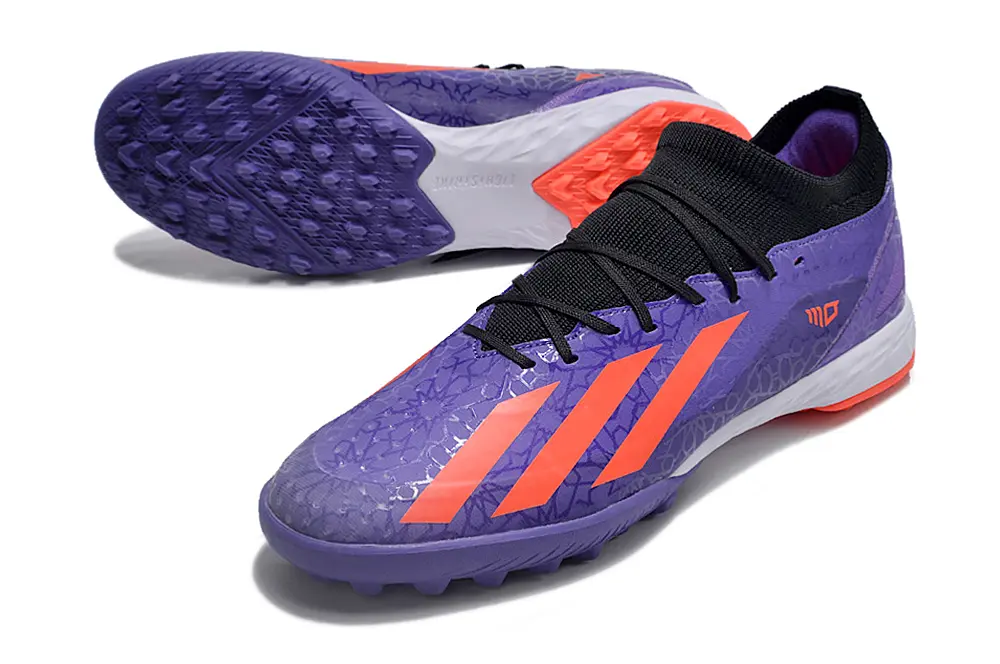 Salah x Adidas X Crazyfast.1 TF - Purple/Vibrant Purple/Intense Orange