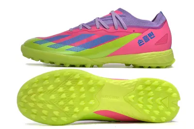Son x Adidas X Crazyfast.1 TF - Pink/Neon Green/Light Purple