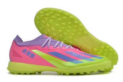 Son x Adidas X Crazyfast.1 TF - Pink/Neon Green/Light Purple