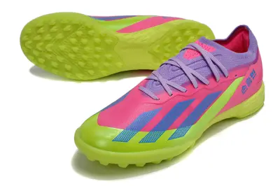 Son x Adidas X Crazyfast.1 TF - Pink/Neon Green/Light Purple