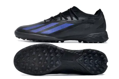 Adidas X Crazyfast.1 TF - Black/Deep Blue/Graphite Gray