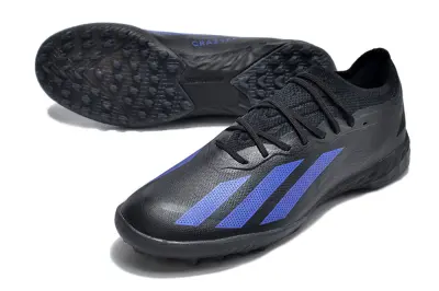 Adidas X Crazyfast.1 TF - Black/Deep Blue/Graphite Gray