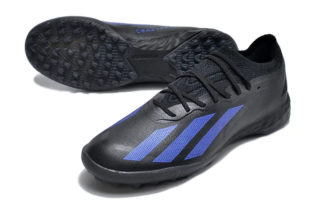 Adidas X Crazyfast.1 TF - Black/Deep Blue/Graphite Gray
