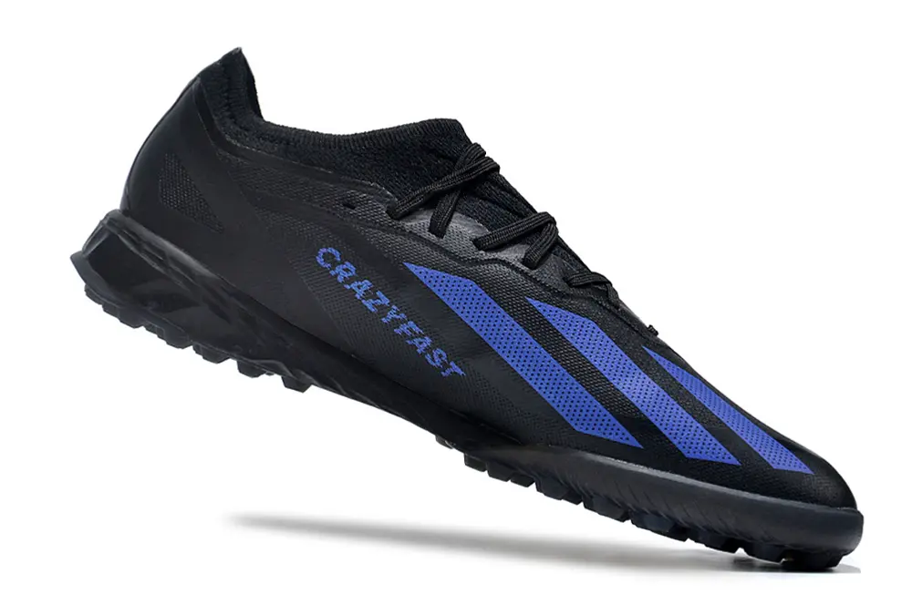 Adidas X Crazyfast.1 TF - Black/Deep Blue/Graphite Gray