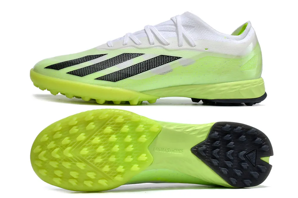 Adidas X Crazyfast.1 TF - Green/Lime Burst/Sleek White