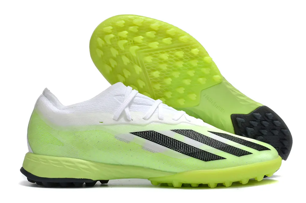 Adidas X Crazyfast.1 TF - Green/Lime Burst/Sleek White