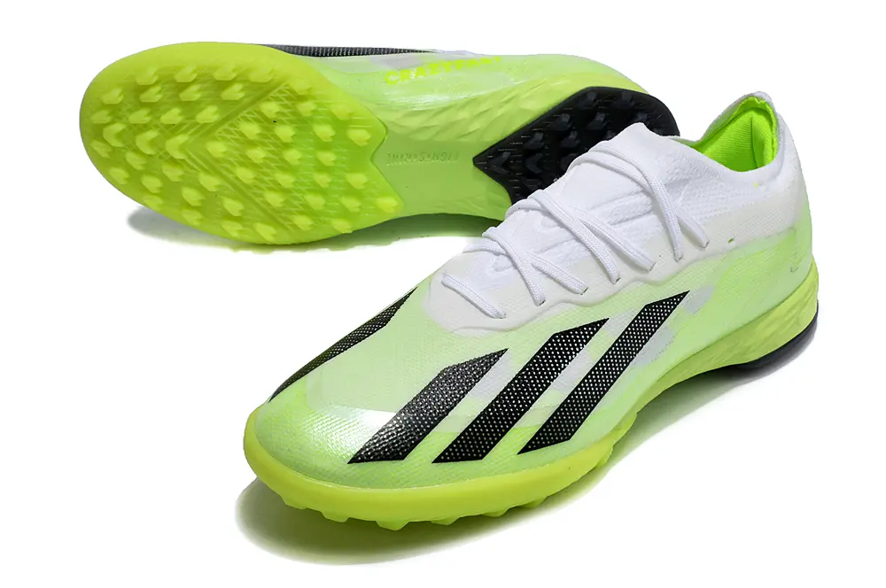 Adidas X Crazyfast.1 TF - Green/Lime Burst/Sleek White