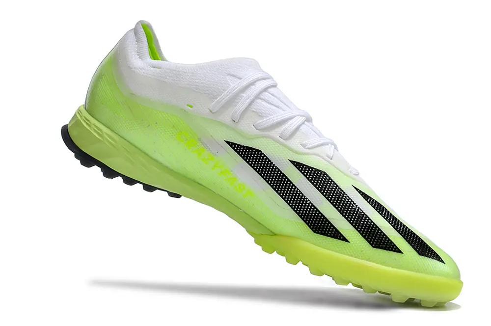 Adidas X Crazyfast.1 TF - Green/Lime Burst/Sleek White