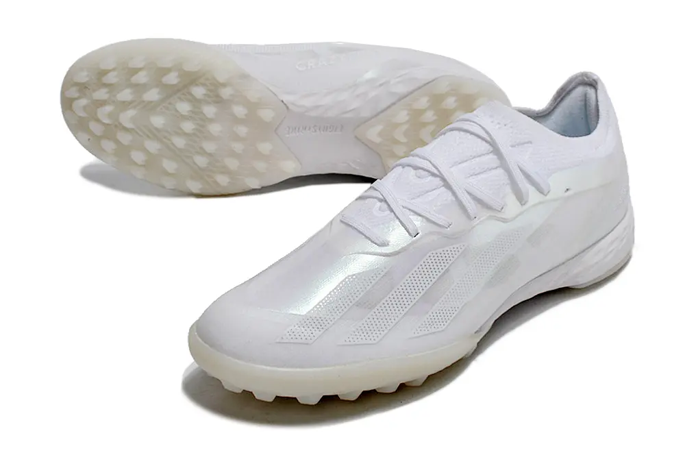 Adidas X Crazyfast.1 TF - White/Pearl White/Crystal White