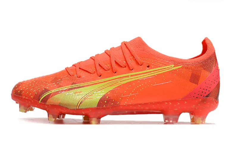 Puma Ultra Ultimate FG - Orange/Luminous Green/Fiery Red