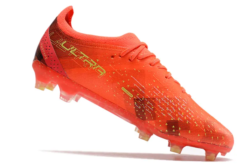 Puma Ultra Ultimate FG - Orange/Luminous Green/Fiery Red