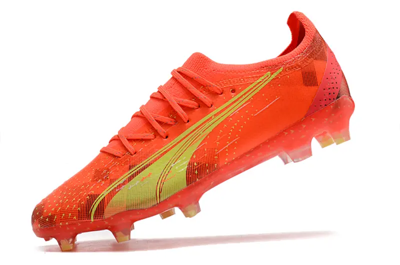 Puma Ultra Ultimate FG - Orange/Luminous Green/Fiery Red