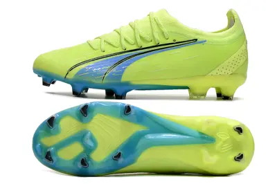 Puma Ultra Ultimate FG - Yellow/Neon Green/Blue Aqua