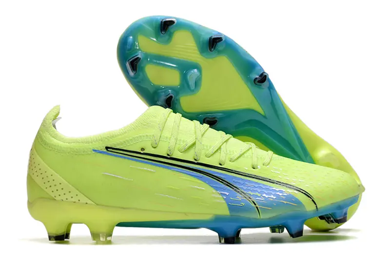 Puma Ultra Ultimate FG - Yellow/Neon Green/Blue Aqua