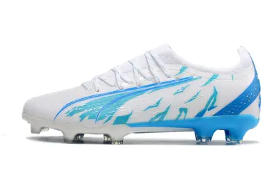 Puma Ultra Ultimate FG - White/Aqua Blue/Sky Blue