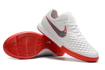 Nike MagistaX Finale 2 IC - White/Pure White/Crimson Red