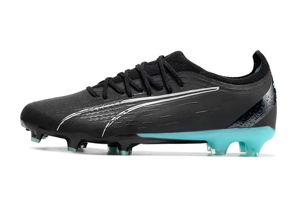 Puma Ultra Ultimate FG - Black/Aqua Blue/Metallic Silver