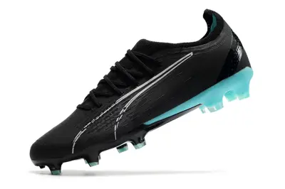 Puma Ultra Ultimate FG - Black/Aqua Blue/Metallic Silver