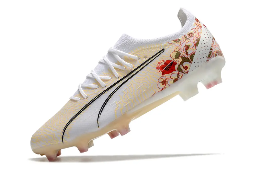 Puma Ultra Ultimate FG - White/Golden Blossom/Black Detail