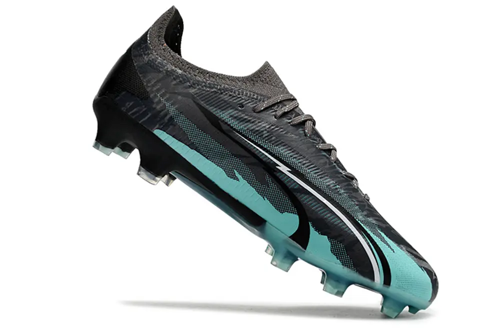 Puma Ultra Ultimate FG - Black/Aqua Blue/Grey Melange