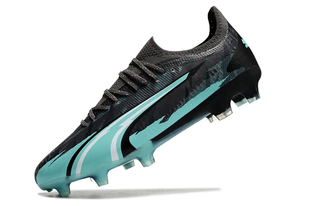 Puma Ultra Ultimate FG - Black/Aqua Blue/Grey Melange
