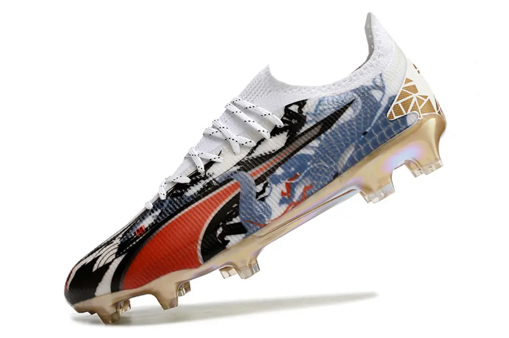 Puma Ultra Ultimate FG - White/Fiery Red/Metallic Gold