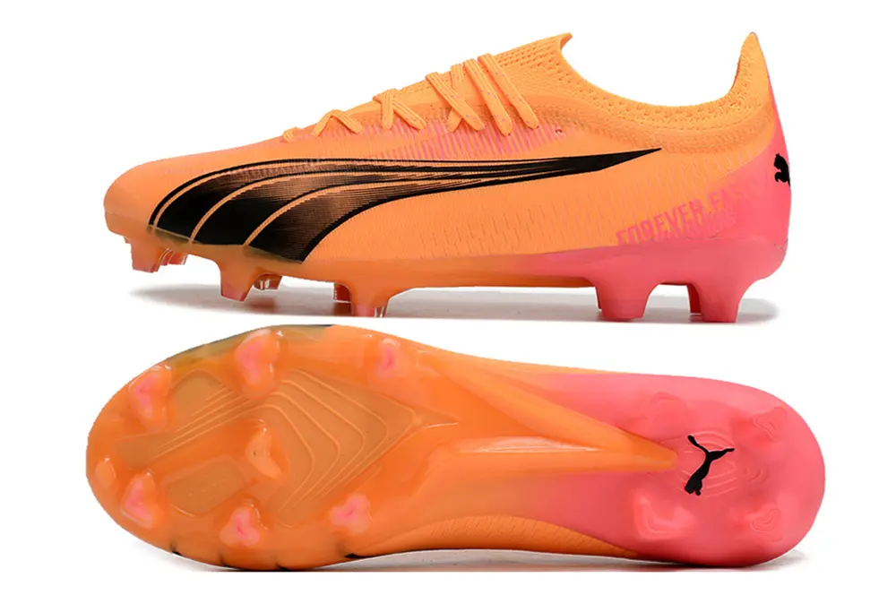 Puma Ultra Ultimate FG - Orange/Flame Orange/Pink Burst