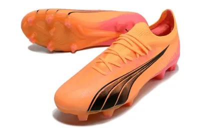 Puma Ultra Ultimate FG - Orange/Flame Orange/Pink Burst