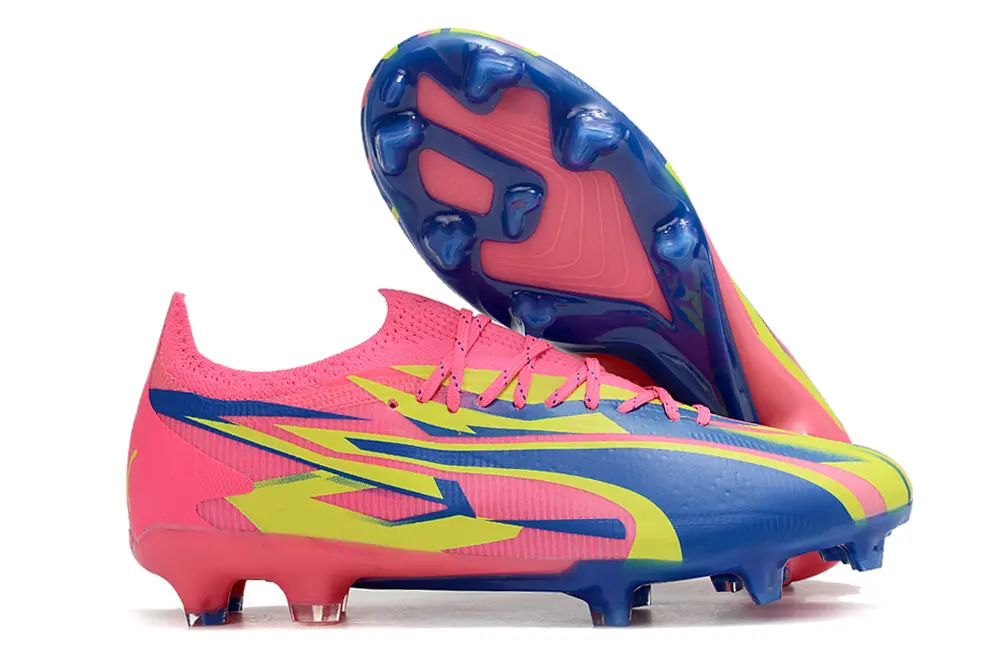 Puma Ultra Ultimate FG - Pink/Electric Yellow/Deep Blue