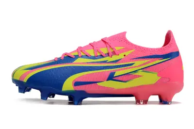Puma Ultra Ultimate FG - Pink/Electric Yellow/Deep Blue
