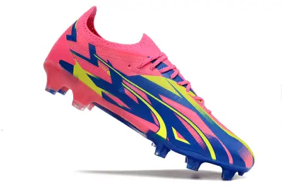 Puma Ultra Ultimate FG - Pink/Electric Yellow/Deep Blue