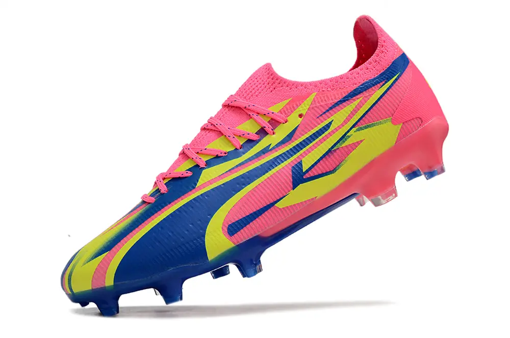Puma Ultra Ultimate FG - Pink/Electric Yellow/Deep Blue