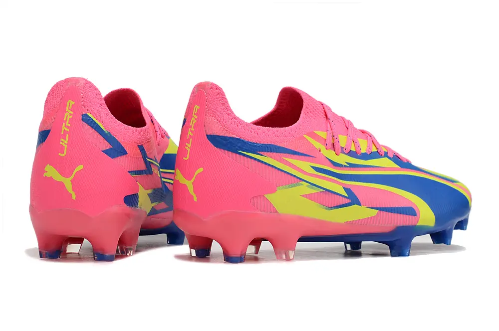 Puma Ultra Ultimate FG - Pink/Electric Yellow/Deep Blue