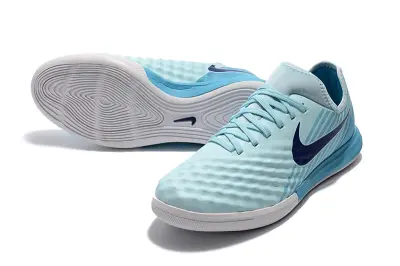 Nike MagistaX Finale 2 IC Futsal Indoor Soccer Shoes - Blue/Aqua Surge/Navy Wave