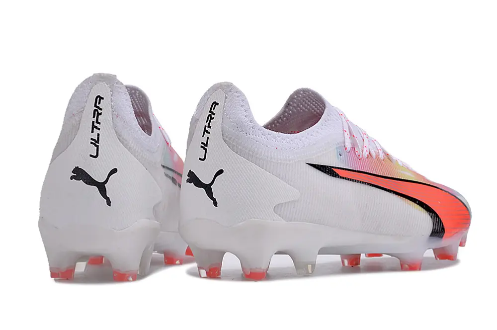 Puma Ultra Ultimate FG - White/Neon Pink/Gradient Blue