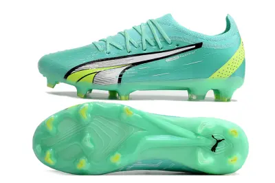 Puma Ultra Ultimate FG - Aqua/Bright Lime/Black