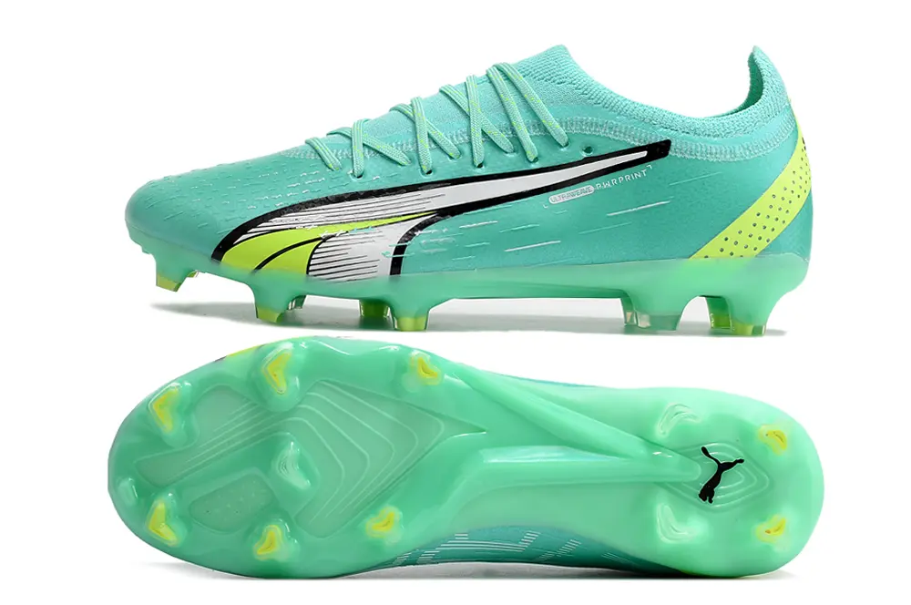 Puma Ultra Ultimate FG - Aqua/Bright Lime/Black