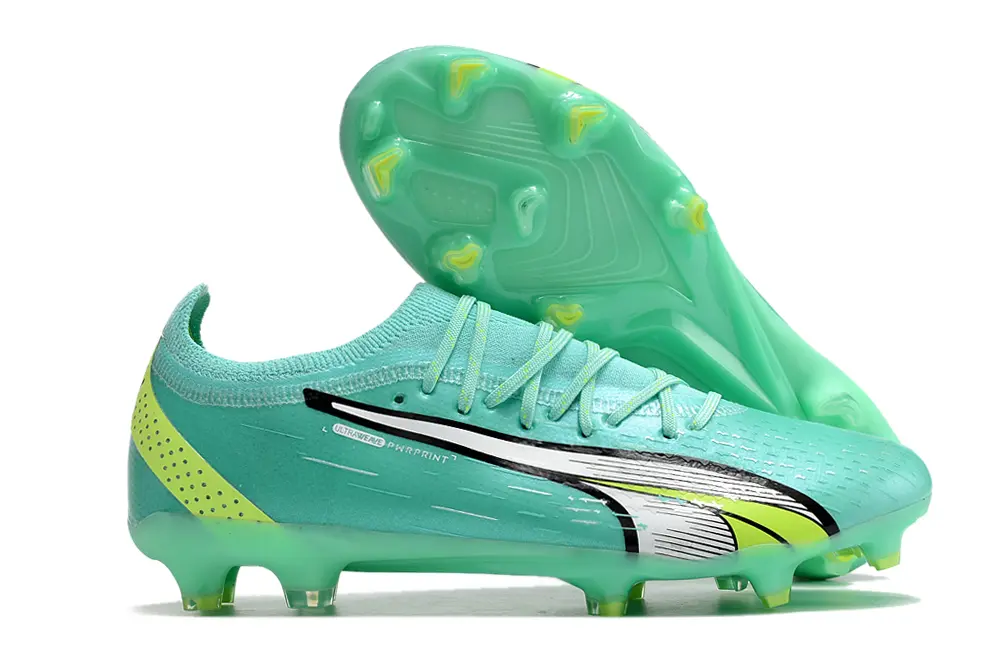 Puma Ultra Ultimate FG - Aqua/Bright Lime/Black