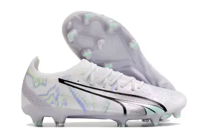 Puma Ultra Ultimate FG - White/Mint Green/Translucent