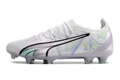 Puma Ultra Ultimate FG - White/Mint Green/Translucent