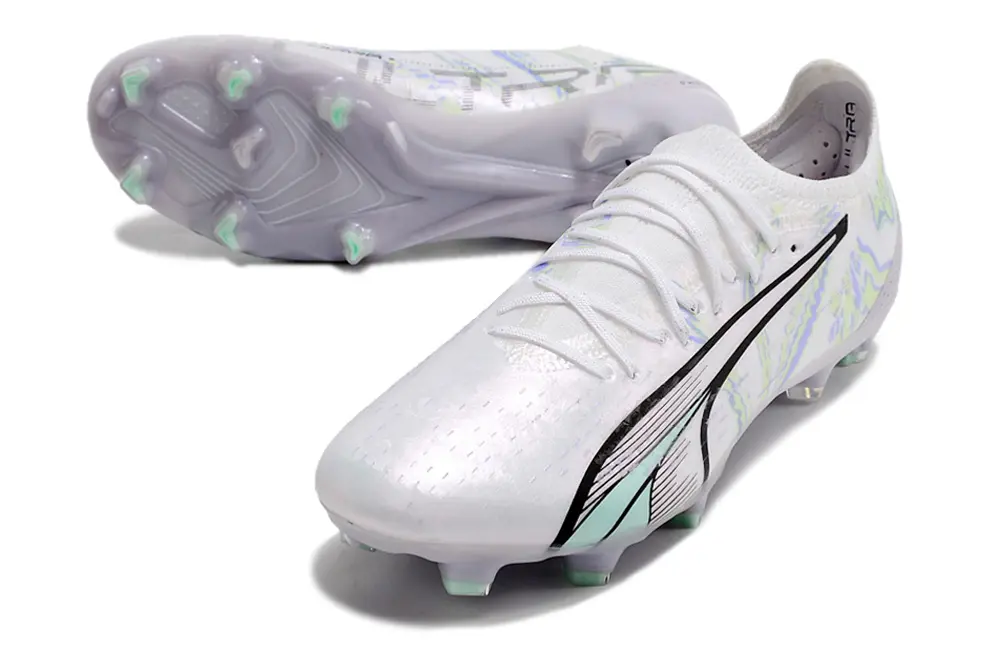 Puma Ultra Ultimate FG - White/Mint Green/Translucent