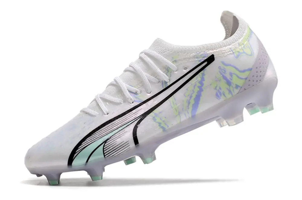 Puma Ultra Ultimate FG - White/Mint Green/Translucent