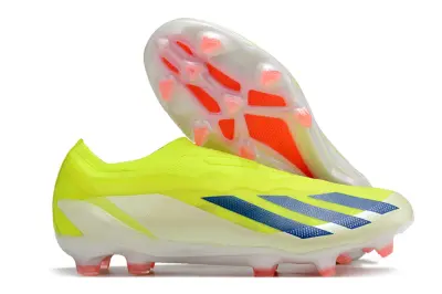 Adidas X Crazyfast Elite Laceless FG - Yellow/Electric Yellow/Deep Blue