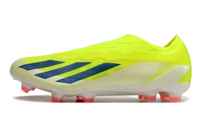 Adidas X Crazyfast Elite Laceless FG - Yellow/Electric Yellow/Deep Blue